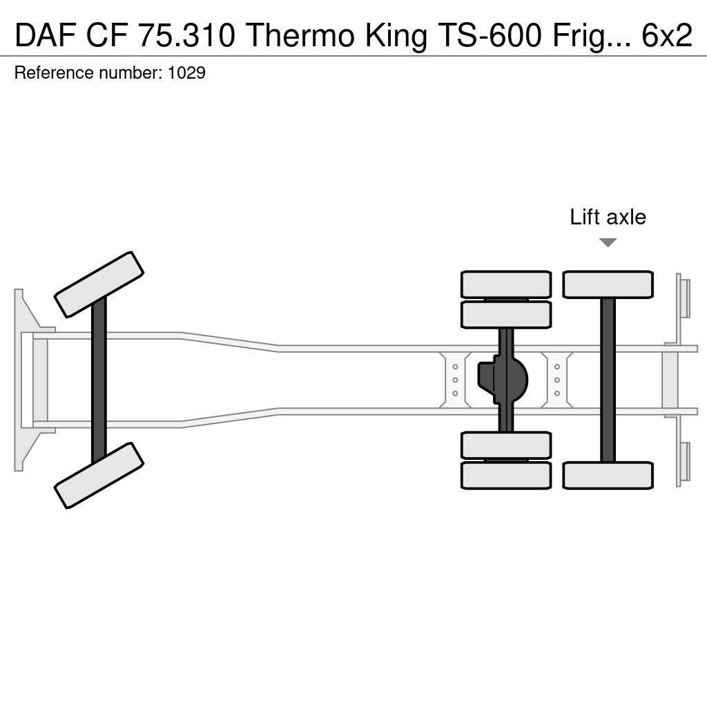 DAF CF 75.310 Thermo King TS-600 Frigo 6x2 Manuel Gear Kühlkoffer