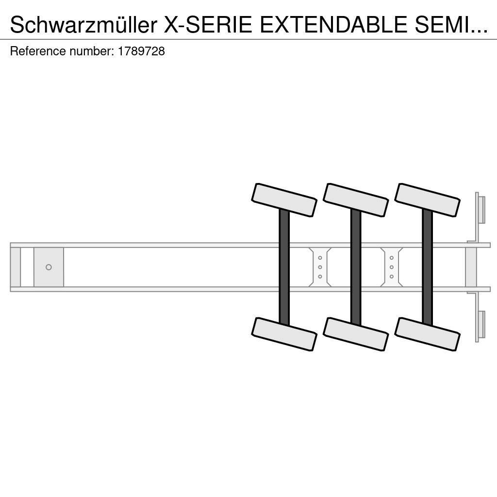 Schwarzmüller X-SERIE EXTENDABLE SEMI LOWLOADER/DIEPLADER/TIEFLA Tieflader-Auflieger