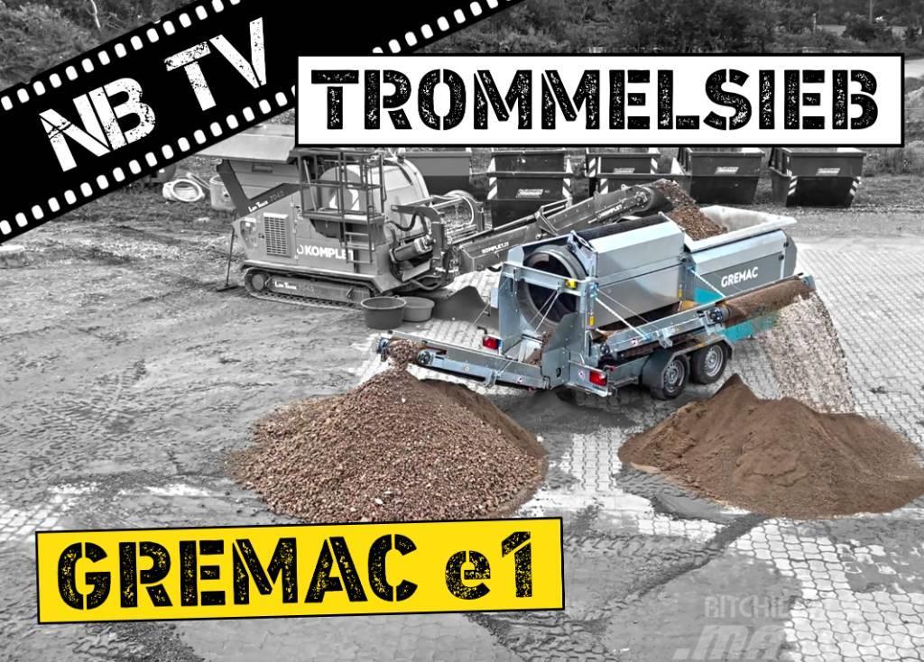Gremac e1 Trommelsiebanlage - Radmobil Mobile Siebanlagen