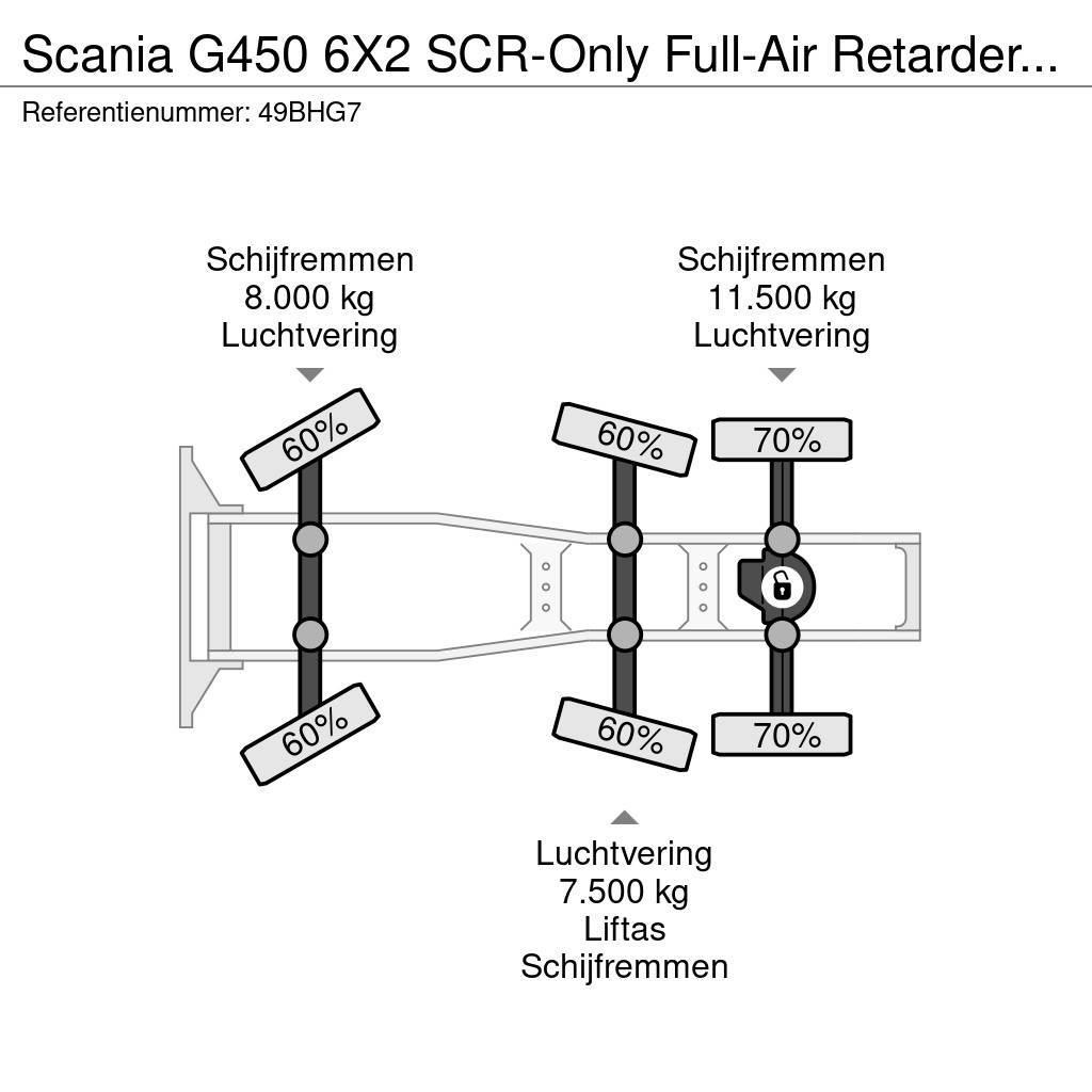 Scania G450 6X2 SCR-Only Full-Air Retarder EURO 6 739.180 Sattelzugmaschinen