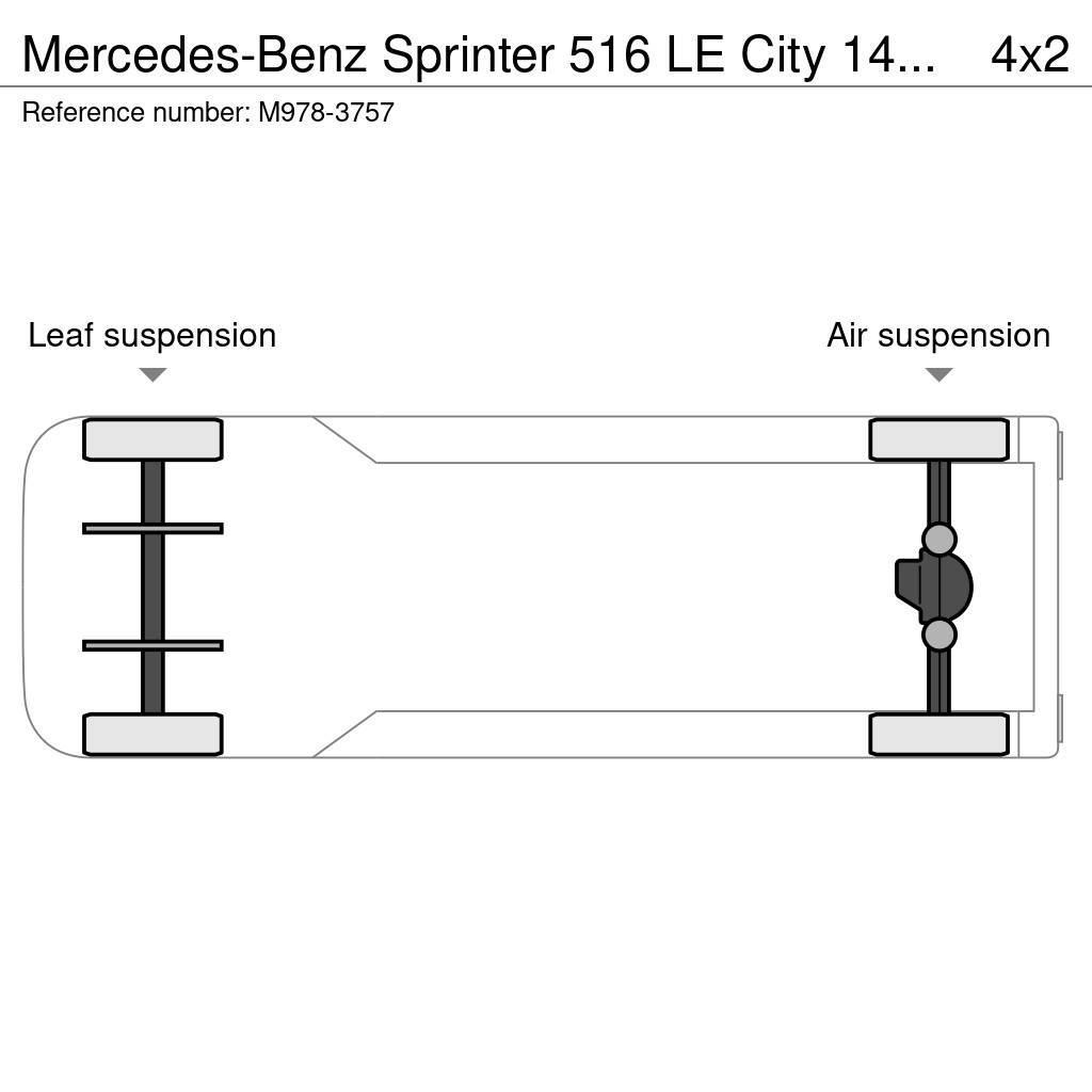 Mercedes-Benz Sprinter 516 LE City 14 PCS AVAILABLE / PASSANGERS Minibusse