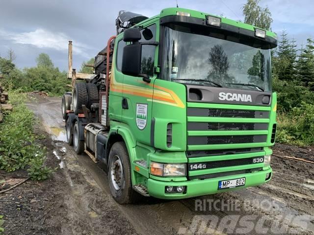 Scania 144-530 Holztransporter