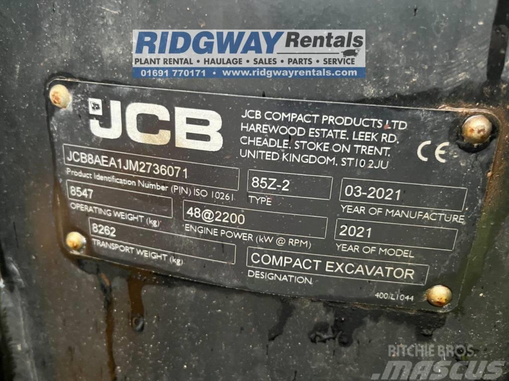 JCB 85Z Midibagger  7t - 12t
