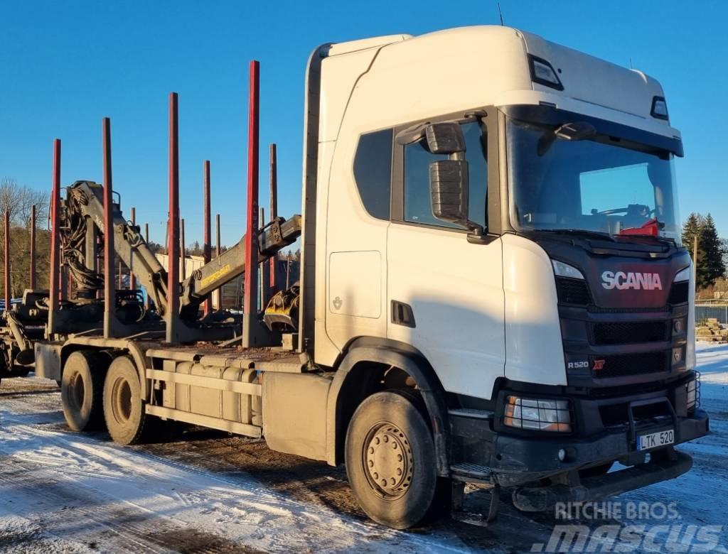 Scania R520 6x4 Holztransporter