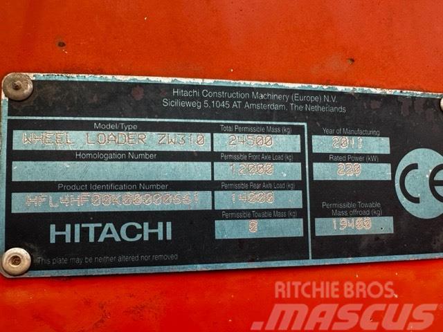 Hitachi ZW 310 PARTS ONLY Radlader