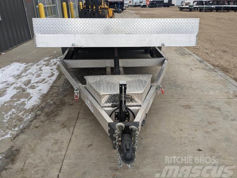  82 x 18' Aluminum Hydraulic Tilt Deck Trailer 82 x Maschinetransporter