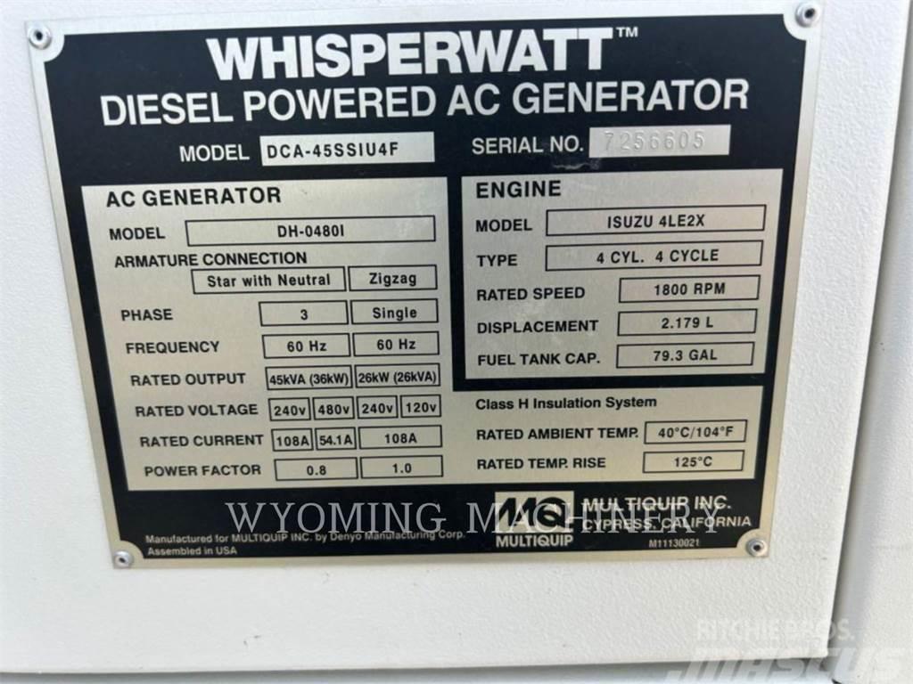 MultiQuip DCA45SS Andere Generatoren