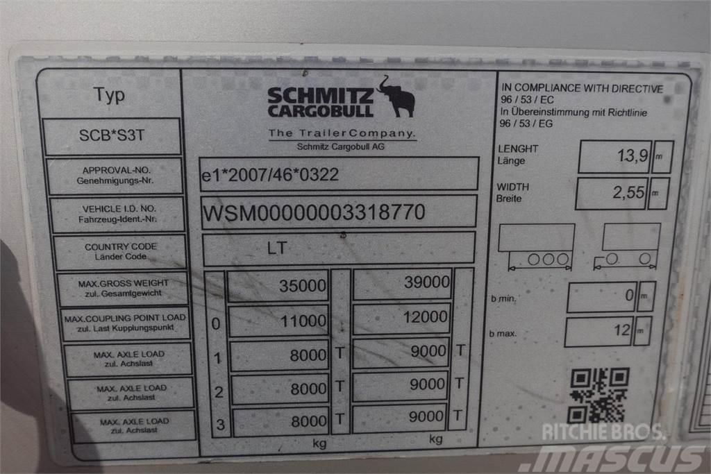 Schmitz Cargobull SCS24 Standart Curtainsider Varios, ARM, ALU, LR Curtainsideranhänger