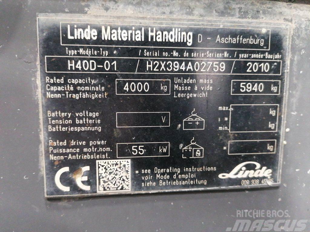 Linde H40D-01 Diesel heftrucks
