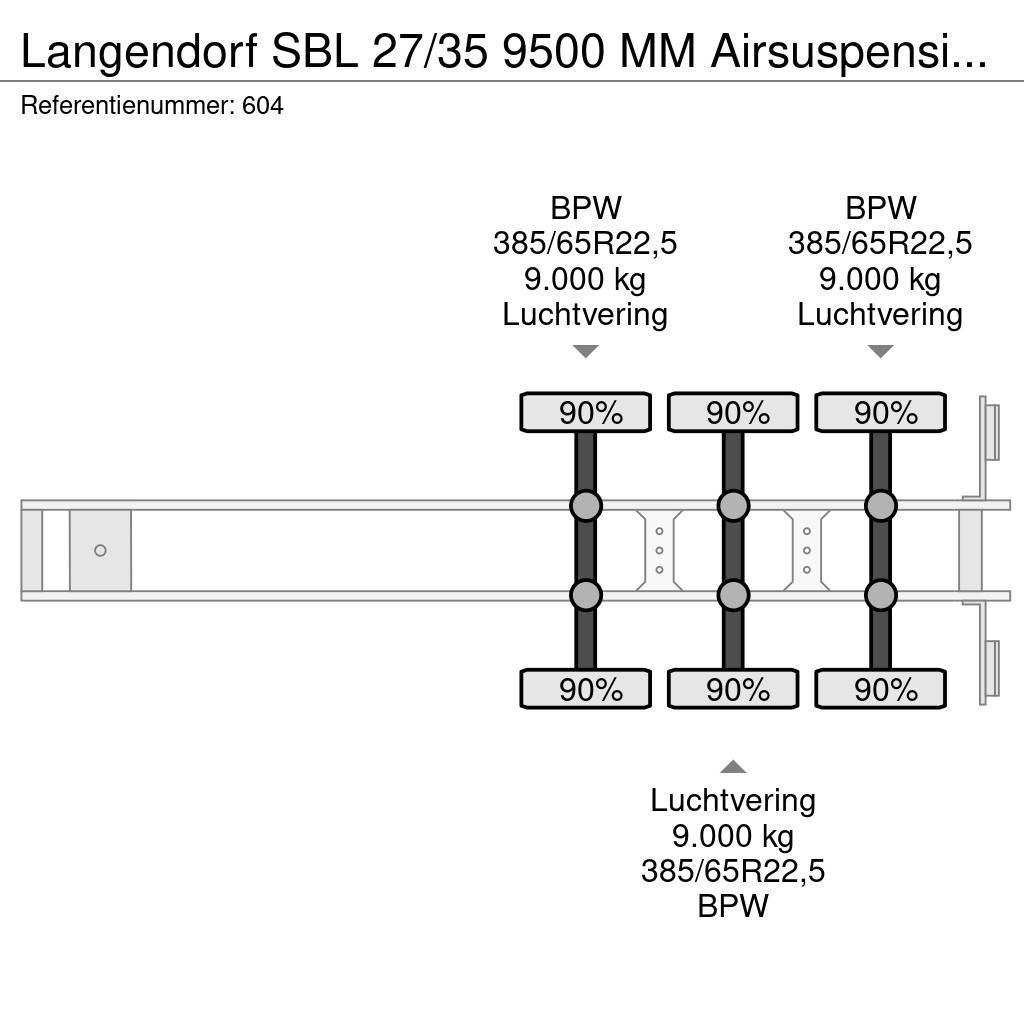 Langendorf SBL 27/35 9500 MM Airsuspension Topcondition Like Andere Auflieger