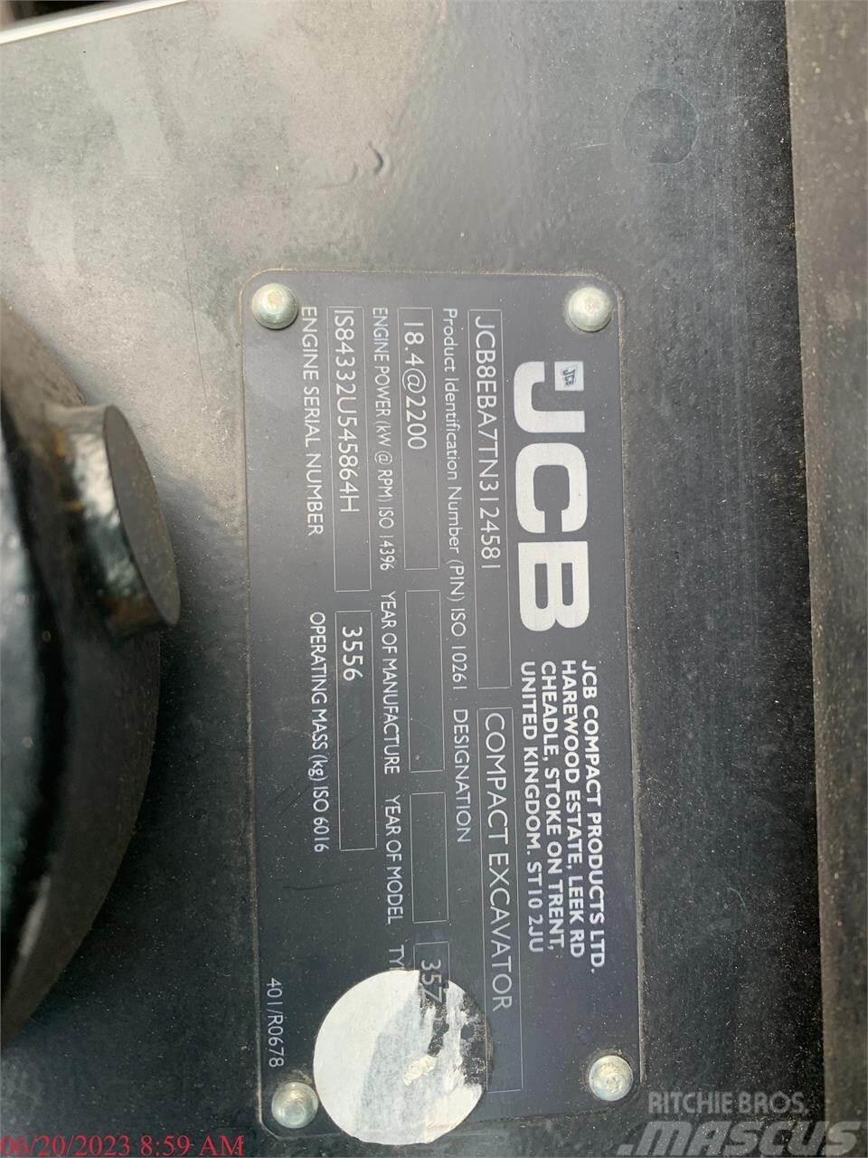 JCB 35Z-1 Minibagger < 7t