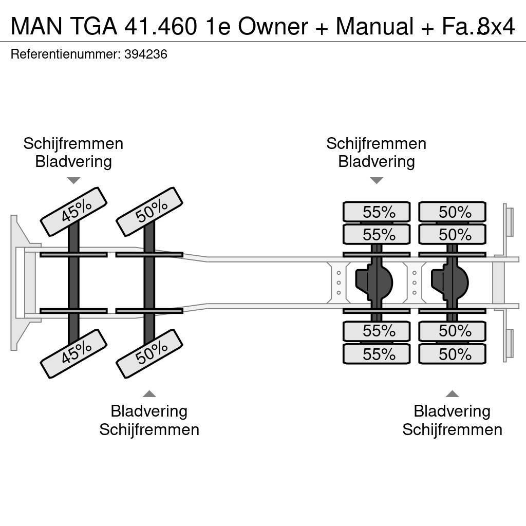 MAN TGA 41.460 1e Owner + Manual + Fassi F800XP 6x hyd LKW-Arbeitsbühnen