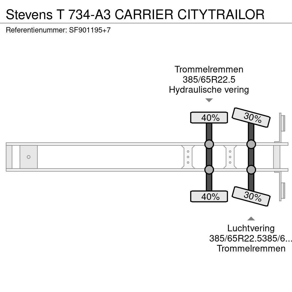 Stevens T 734-A3 CARRIER CITYTRAILOR Kühlauflieger