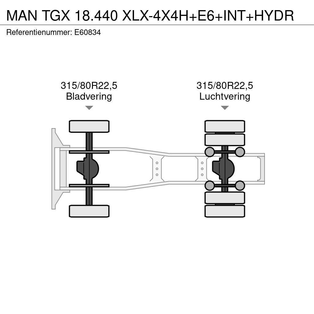 MAN TGX 18.440 XLX-4X4H+E6+INT+HYDR Sattelzugmaschinen