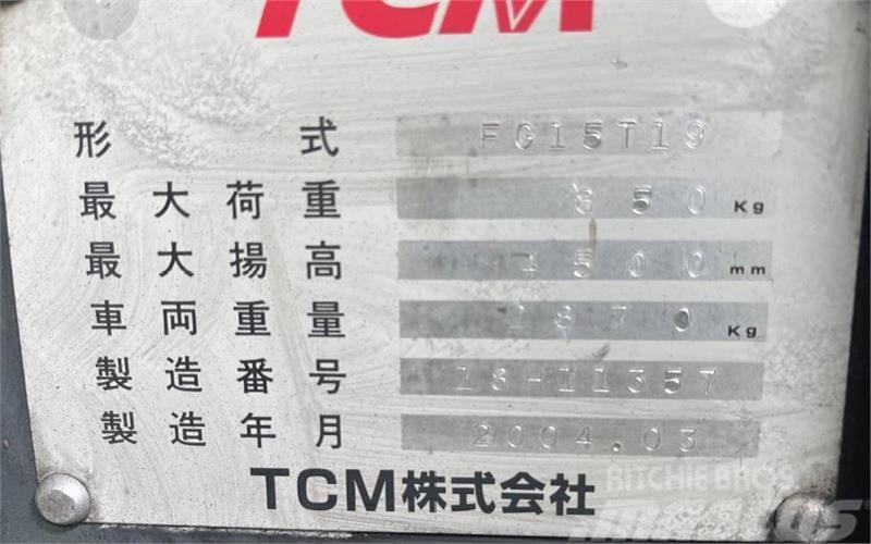 TCM FG15T19 Heftrucks overige