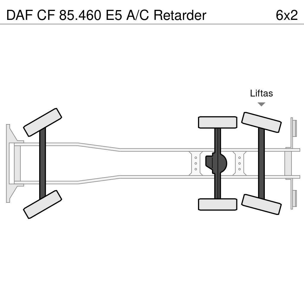 DAF CF 85.460 E5 A/C Retarder Pritschenwagen/Pritschenwagen mit Seitenklappe