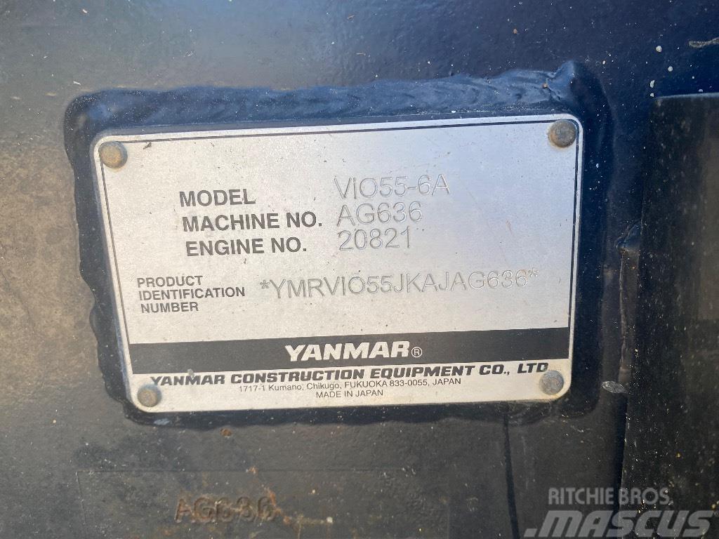 Yanmar Vio 55-6 A Minibagger < 7t