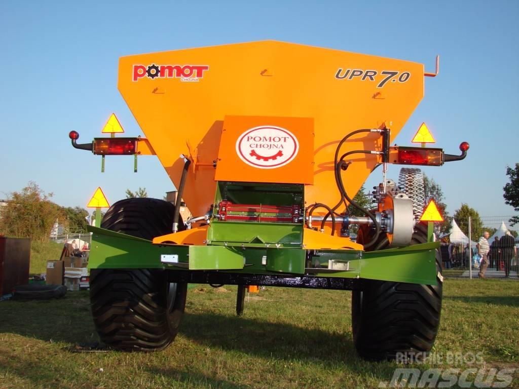 Pomot UPR 7 T fertilizer and lime spreader Mineraldüngerstreuer