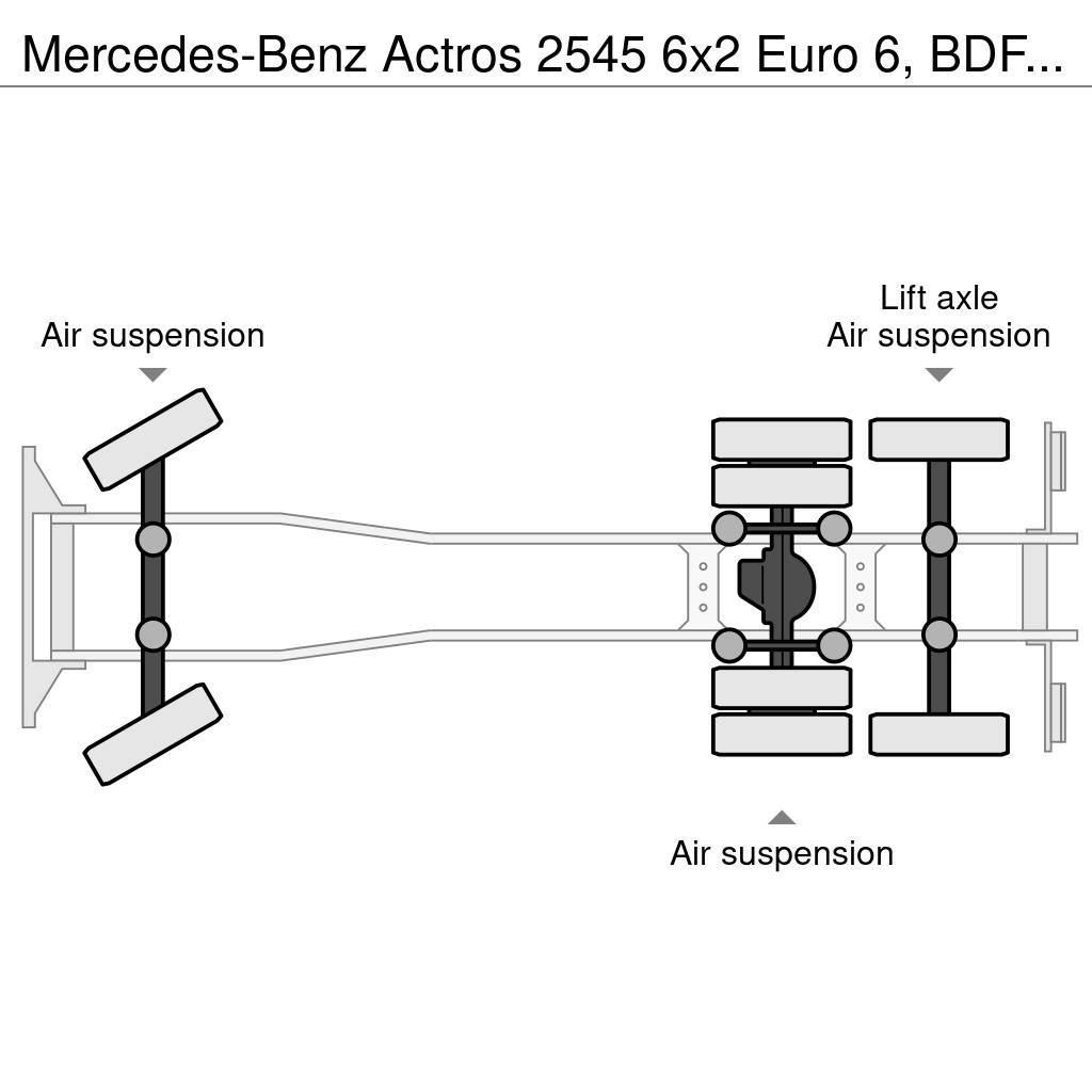 Mercedes-Benz Actros 2545 6x2 Euro 6, BDF system, ACC, Retarder Absetzkipper