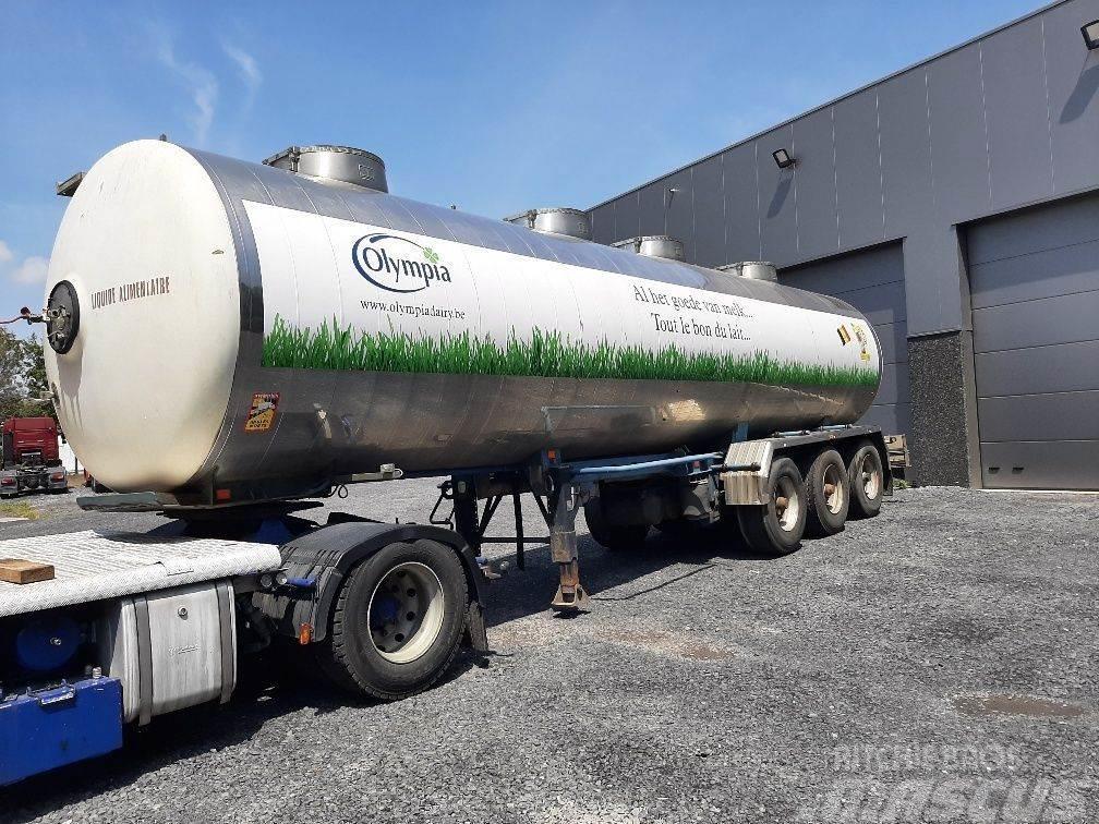 Magyar 3 AXLES TANK IN STAINLESS STEEL INSULATED 30000 L- Tankauflieger