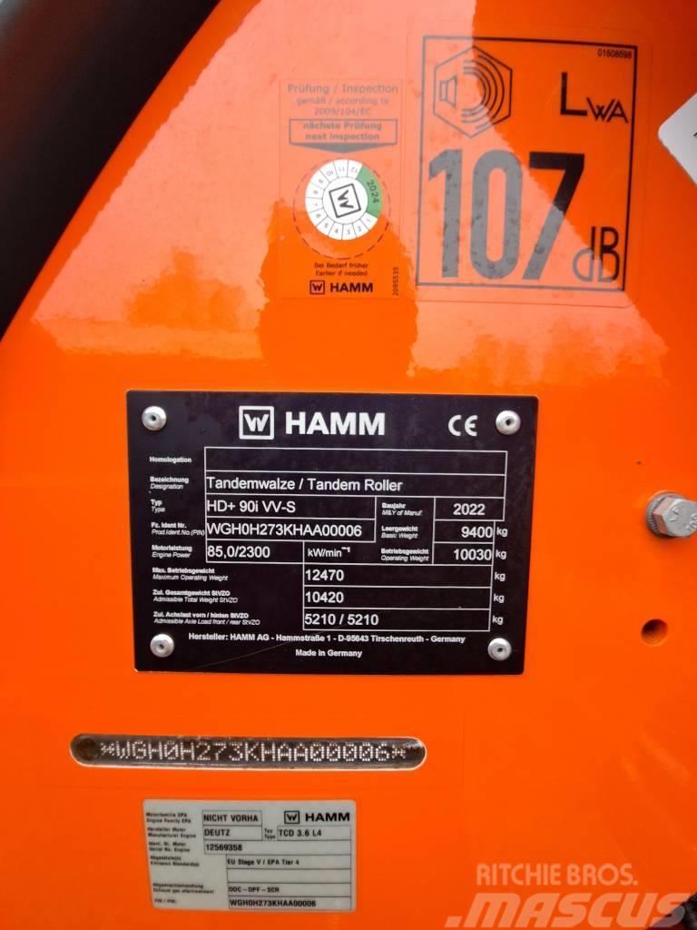 Hamm HD+ 90i VV-S Tandemwalzen