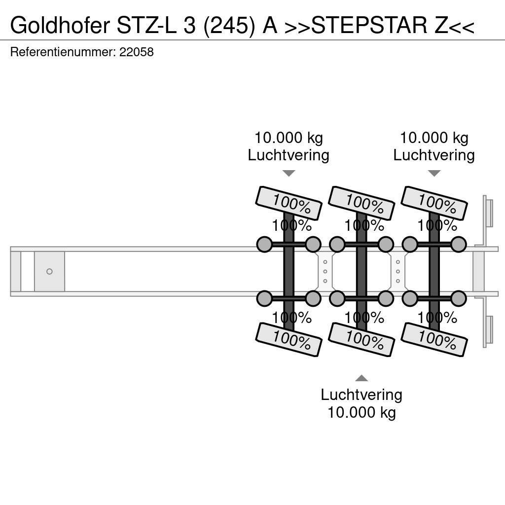 Goldhofer STZ-L 3 (245) A >>STEPSTAR Z<< Tieflader-Auflieger