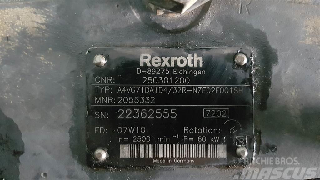 Rexroth A4VG71DA1D4/32R - Drive pump/Fahrpumpe/Rijpomp Hydraulik