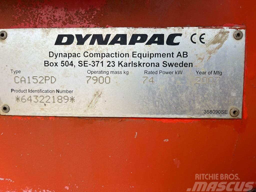 Dynapac CA152PD Single Drum Vibrating Pad Foot Roller Walzenzüge