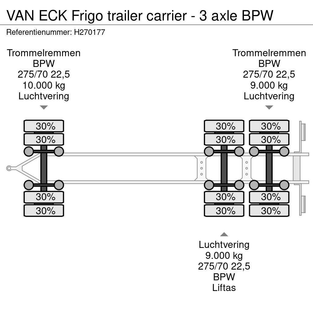 Van Eck Frigo trailer carrier - 3 axle BPW Kühlanhänger