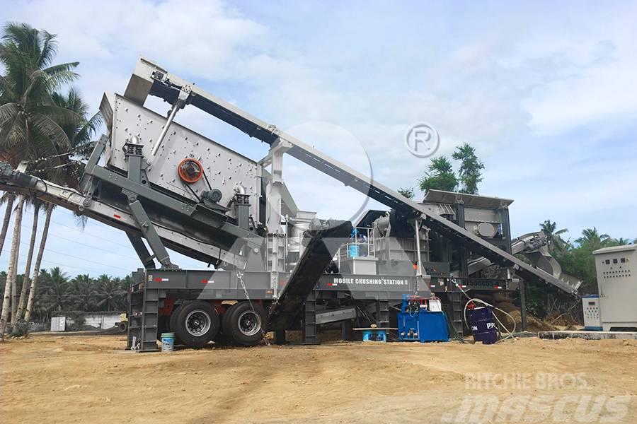 Liming PE600*900 Mobile Jaw Crusher Stone Crusher Line Mobile Brecher