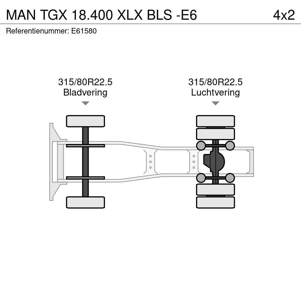 MAN TGX 18.400 XLX BLS -E6 Sattelzugmaschinen