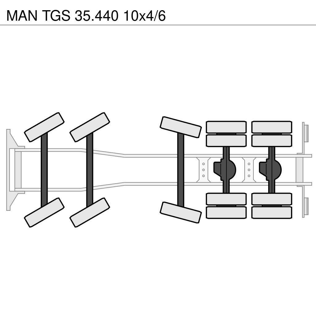 MAN TGS 35.440 10x4/6 Kipper