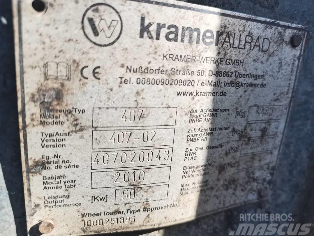 Kramer Allrad 407 KT 2010r.Parts, Części Teleskoplader