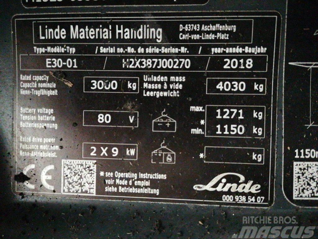 Linde E30-01 Elektrische heftrucks