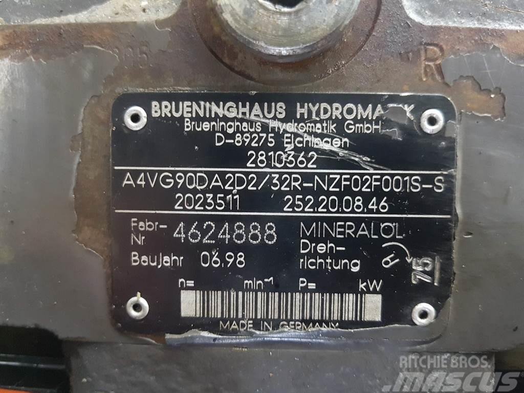 Brueninghaus Hydromatik A4VG90DA2D2/32R - Volvo L45TP - Drive pump Hydraulik