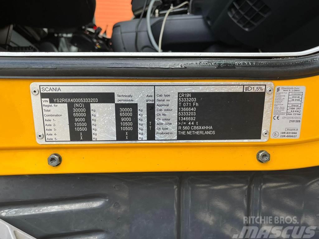 Scania R 560 6x4 RETARDER / BOX L=4951 mm Kipper