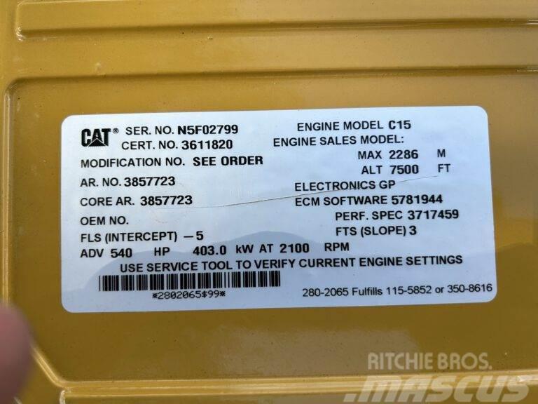 CAT C15 - Unused - 540 HP - Arr. 385-7723 Motoren