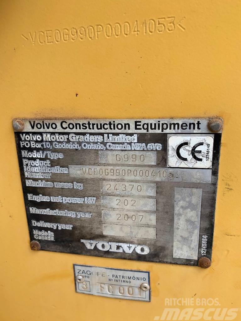 Volvo G990 Grader