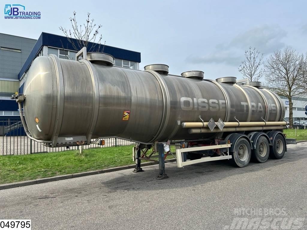 Magyar Chemie 37500 Liter RVS Tank, 1 Compartment Tankauflieger