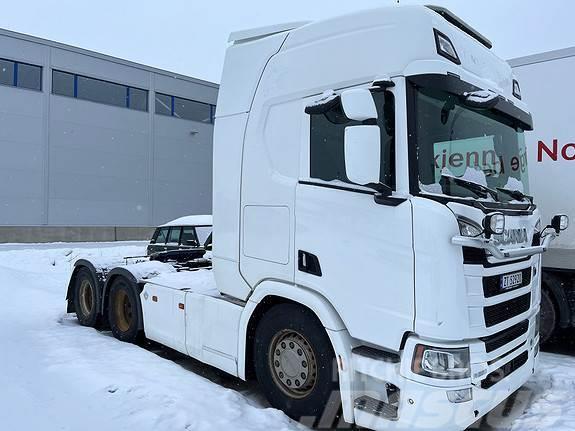 Scania R580 6X4 Hydraulikk, brøytefeste/uttak for spreder Sattelzugmaschinen