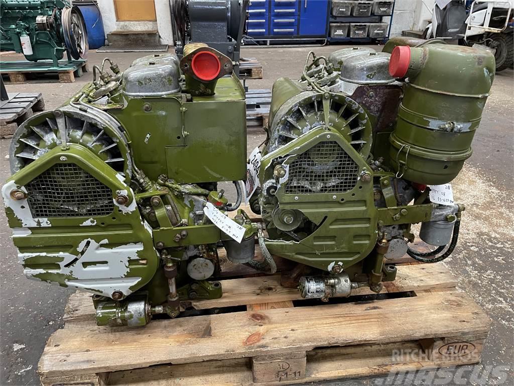 Deutz F2L511 motor, luftkøler, ex. army Motoren
