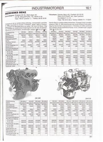 Mercedes-Benz OM364A motor - 65 kw/1800 rpm Motoren