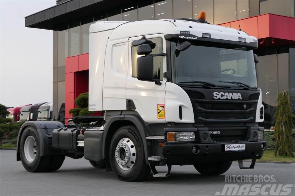 Scania P 450 / RETARDER / HYDRAULIKA / NISKA KABINA / WAG Sattelzugmaschinen