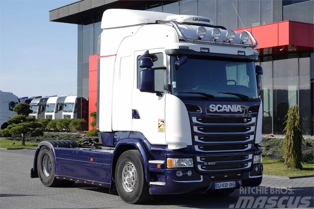 Scania R 450 / RETARDER / I-PARK COOL / EURO 6 / SPROWADZ Sattelzugmaschinen