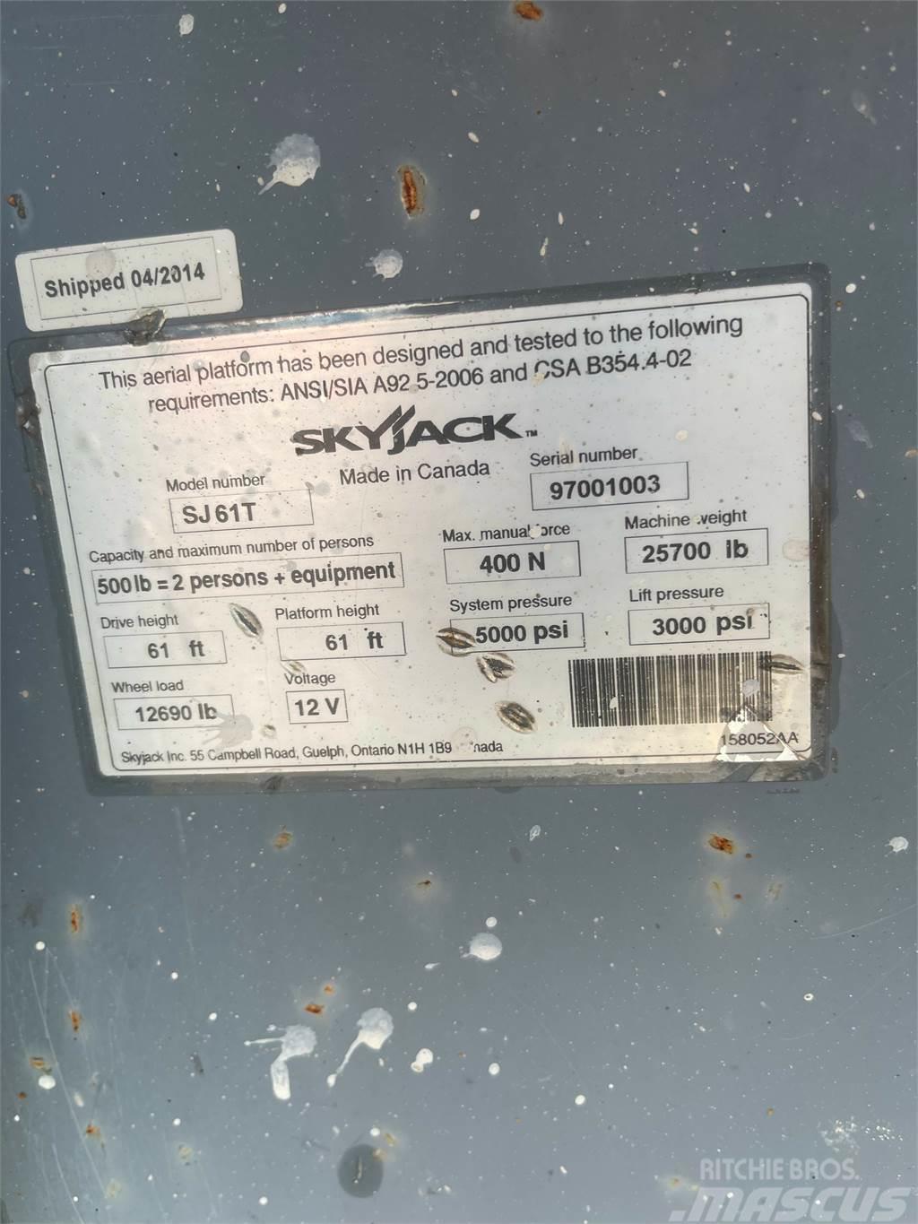 SkyJack SJ61T Ausleger