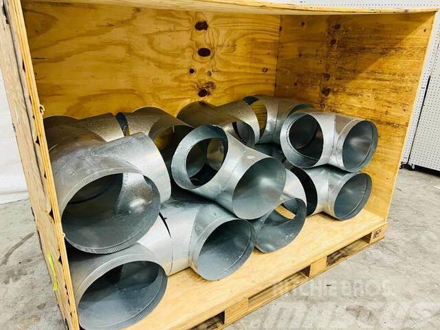  Quantity of (15) 14 in T-Shape Galvanized Duct Pip Kühl- und Heizsysteme