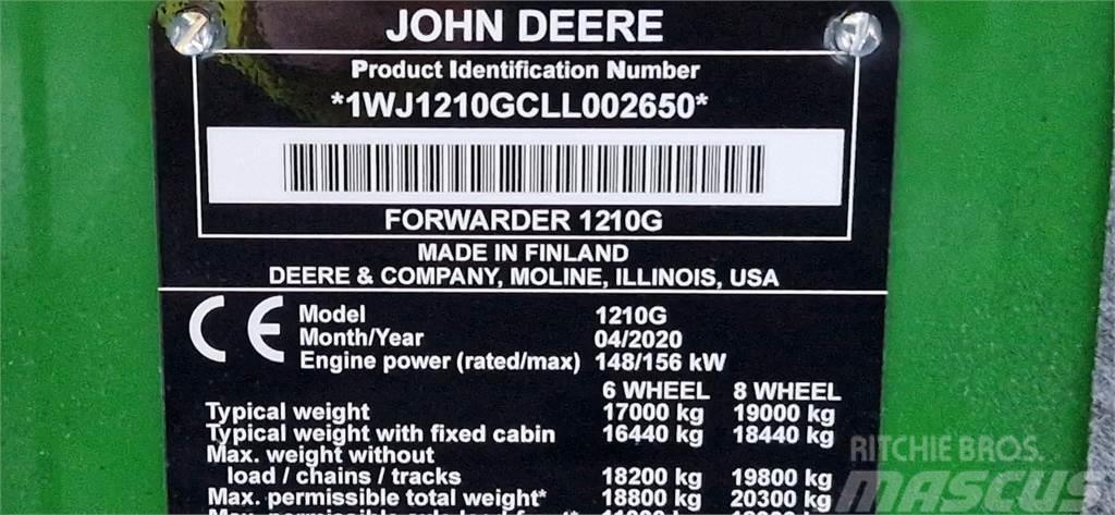 John Deere 1210G Forwarder
