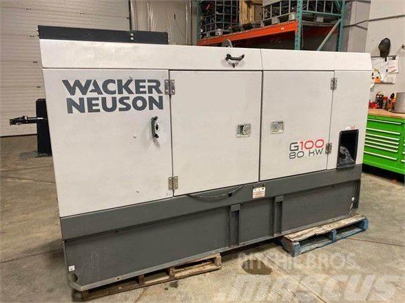 Wacker Neuson G100 80kW Skid Mount Generator Andere Generatoren