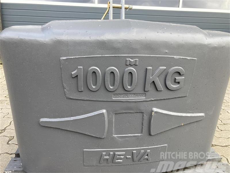 He-Va 800 kg og 1000 kg Frontladerzubehör