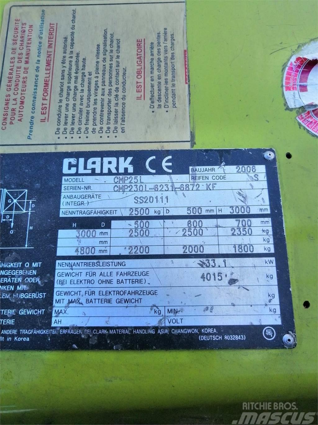 Clark CMP 25 L Heftrucks overige